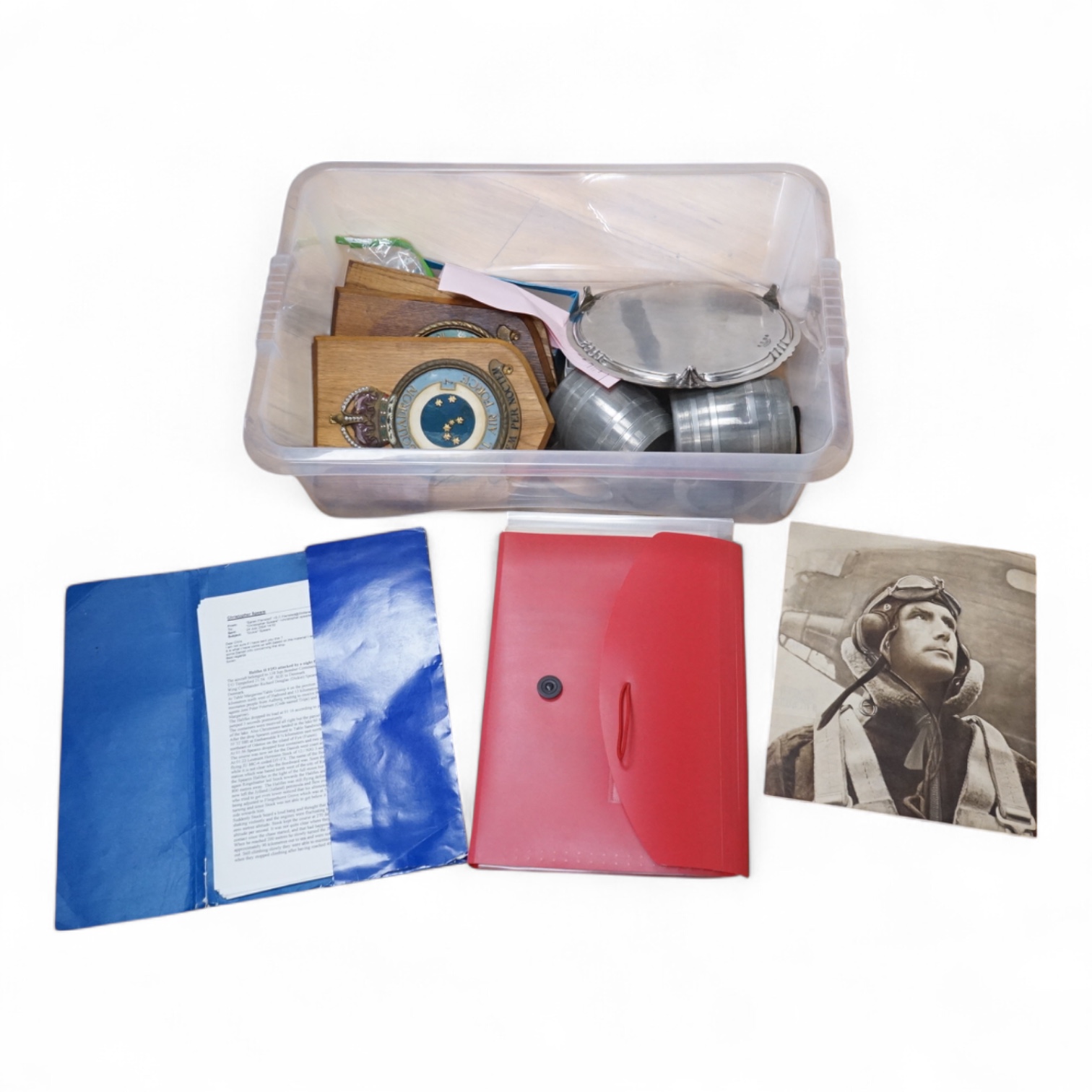 An RAF archive including a WWII DFC medal group awarded to Wing Commander Richard Douglas Speare, comprising; the Distinguished Flying Medal, Air Crew Europe Star, DSO dated 1944, 1939 to 1945 Star, 1939 to 1945 Medal, a
